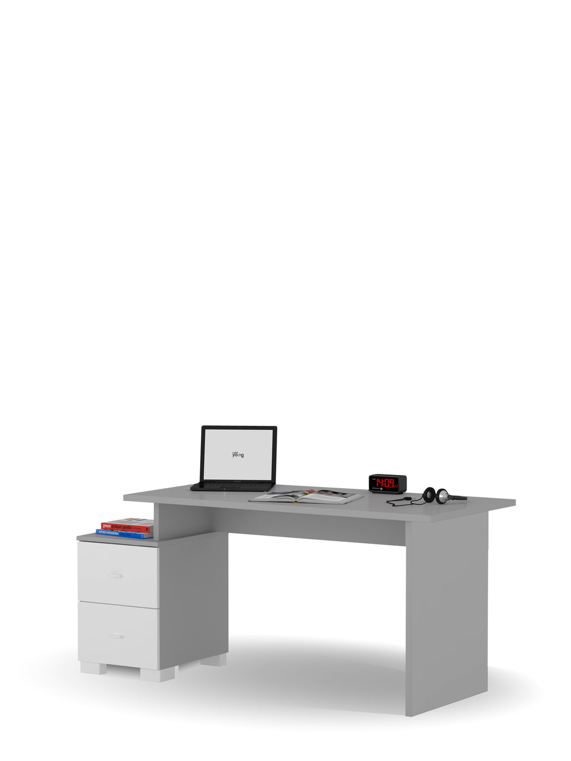 Íróasztal Flex 125 Grey