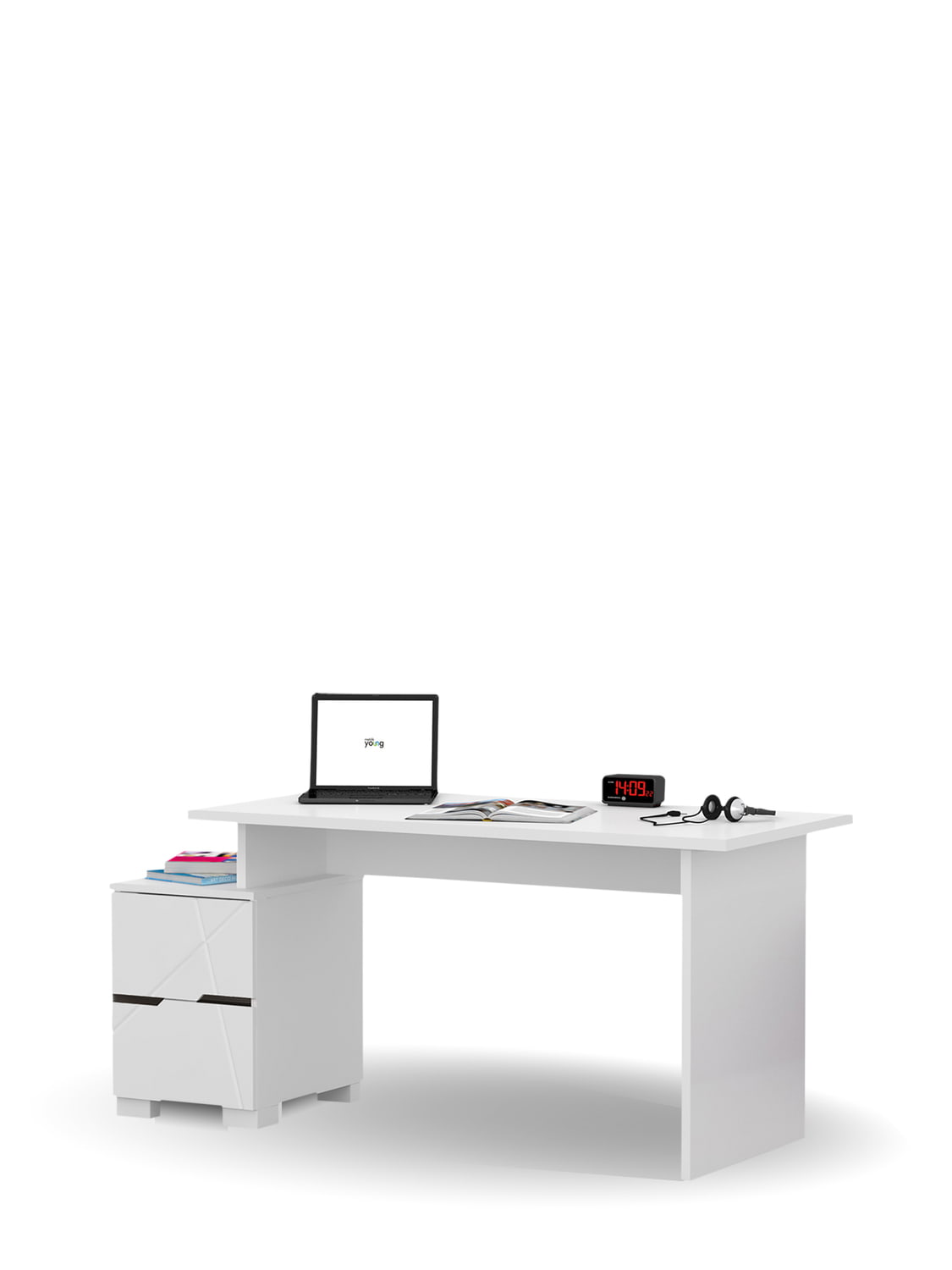 Íróasztal Flex 125 White