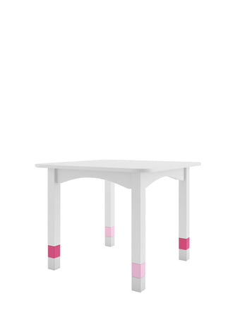 Asztalka - 67 - Kids White + Pink