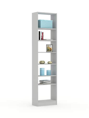 Könyvespolc 240 White Grey