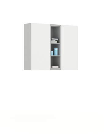 Fali szekrény 1250-30 White Grey