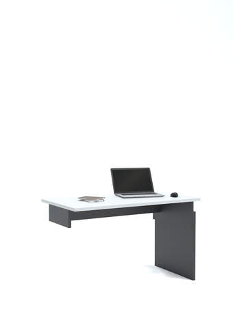 Íróasztal Flex Plus 125 White Dark
