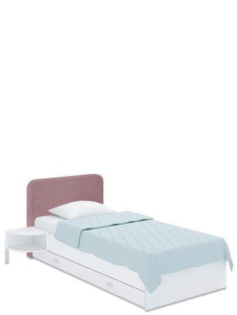 Kárpitizitt ágy Soft 120x200 Pink