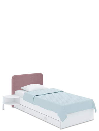 Kárpitizitt ágy Soft 90x190 Pink