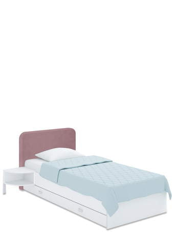 Kárpitizitt ágy Soft 90x200 Pink
