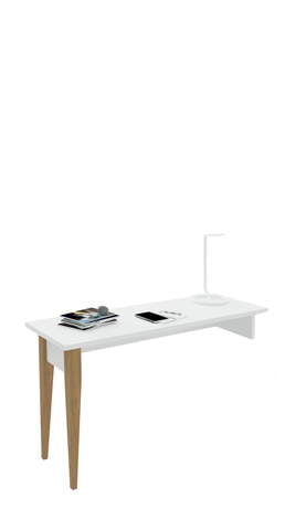 Íróasztal 130x45 L=R Scandi White